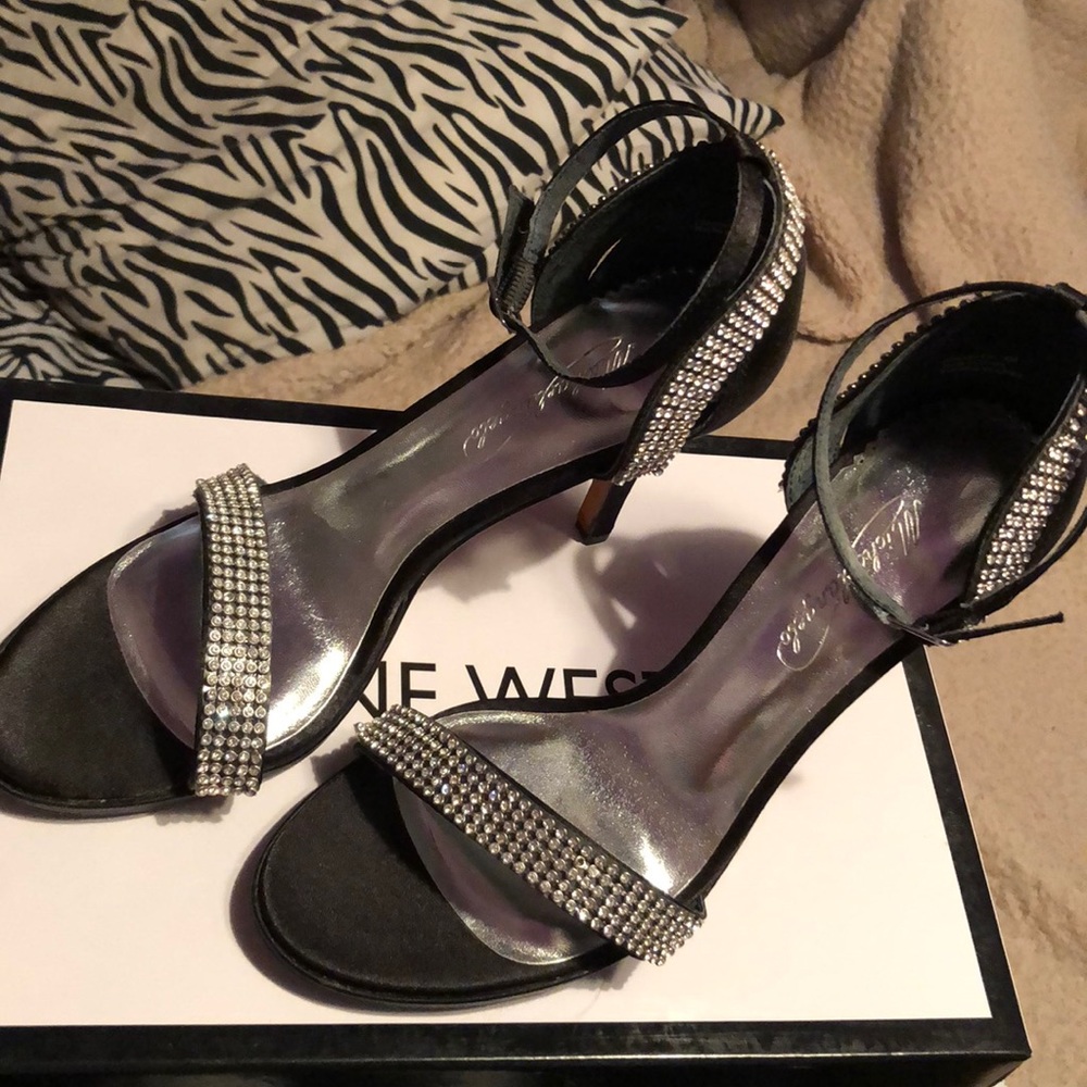 Michaelangelo Satin Prom heels
